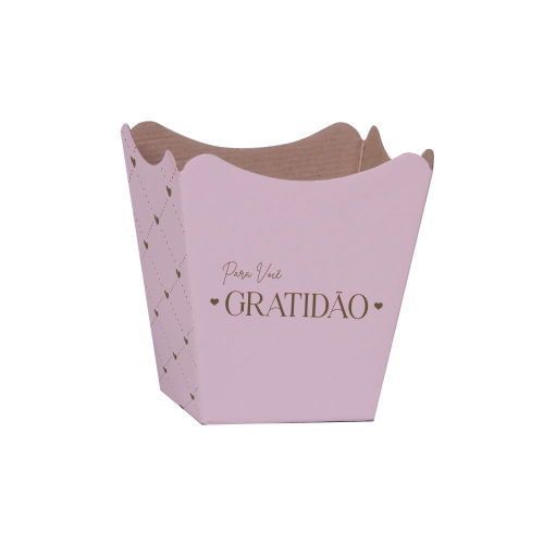 Cachepot Paper Pote Essência Rosa Quartz