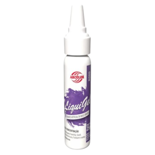 Corante Alimentício Liquigel Arcólor Roxo - Embalagem com 25G