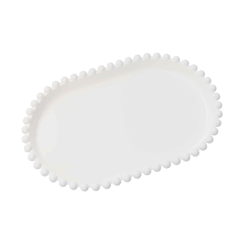 Bandeja Pérola Cor Branco 20X13CM