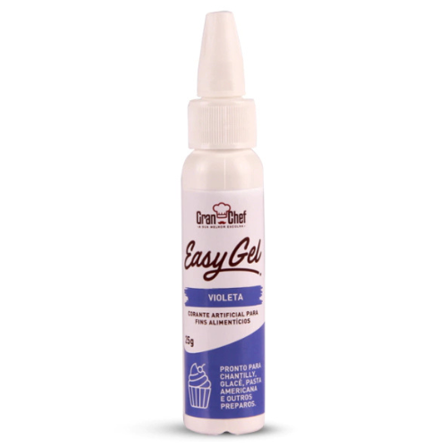 Corante Easy Gel Gran Chef Violeta - Embalagem com 25G