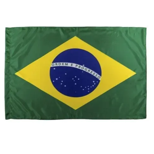 Bandeira do Brasil com Haste