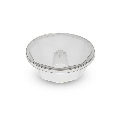Forma Para Pudim 120ML com Tampa - Embalagem com 10UN