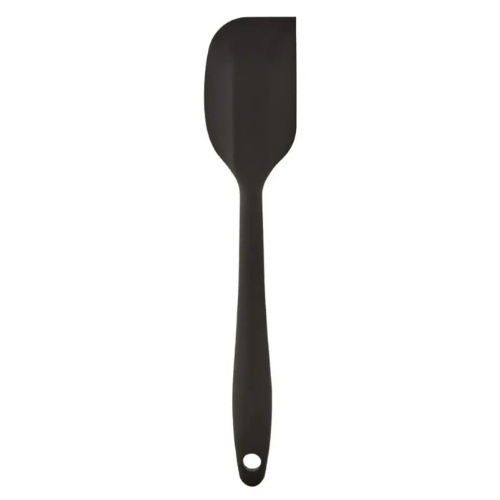 Meia Espátula Pequena Mimo Style Silicone Preto - Embalagem com 1UN