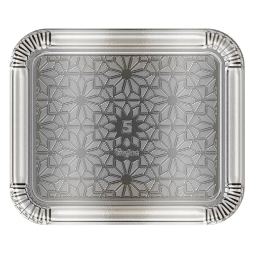 Bandeja Metalizada Regina Prata N°5