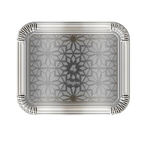 Bandeja Metalizada Regina Prata N°4