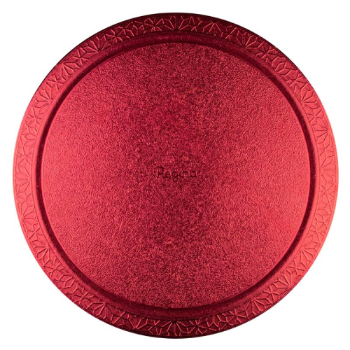Cake Board Metalizado Regina Vermelho 32CM
