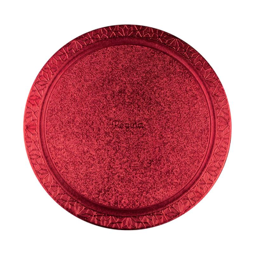 Cake Board Metalizado Regina Vermelho 28CM
