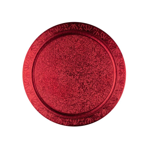 Cake Board Metalizado Regina Vermelho 24CM