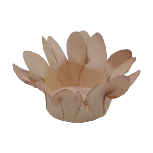 Forminha Decora Doces Mini Madri Cor Doce de Leite - Embalagem com 30UN