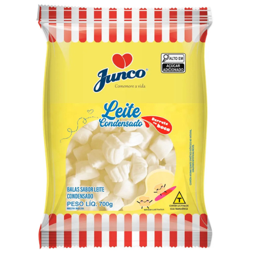 Bala Junco Sabor Leite Condensado - Embalagem com 400G