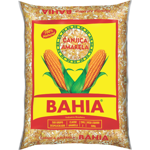 Canjica Amarelo Bahia - Embalagem com 500G