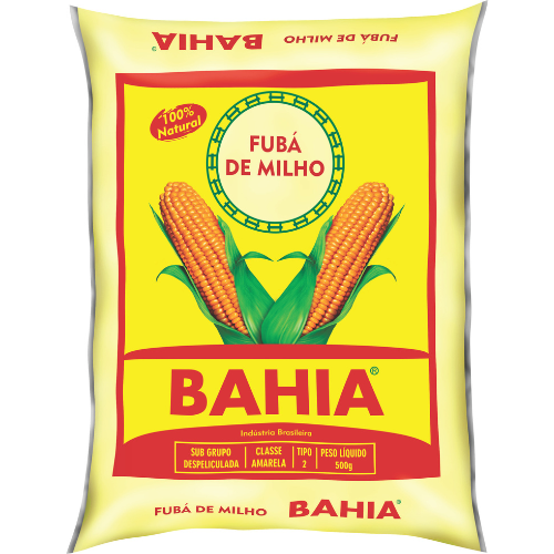 Fubá de Milho Bahia - Pacote com 500G