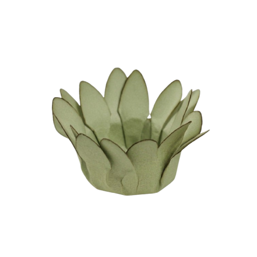 Forminha Decora Doces Mini Madri Pistache Claríssimo - Embalagem com 30UN