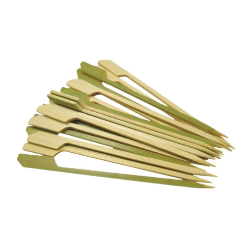 Palitos de Bambu Silver Para Petiscos - Embalagem com 20 UN