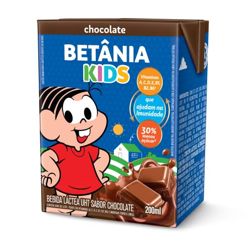 Bebida Láctea Betânia Kids Sabor Chocolate - Embalagem com 200ML