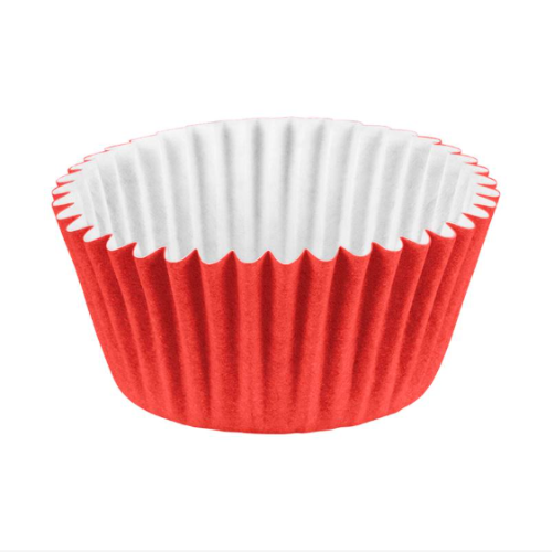 Forminha Papel Regina Cupcake Vermelha - Embalagem com 45 UN