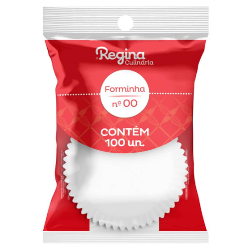 Forminha Papel Regina Nº 00 Branca - Embalagem com 100 UN