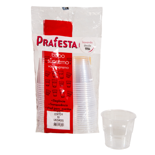Copo Supremo Prafesta 150ML - Embalagem com 50 UN
