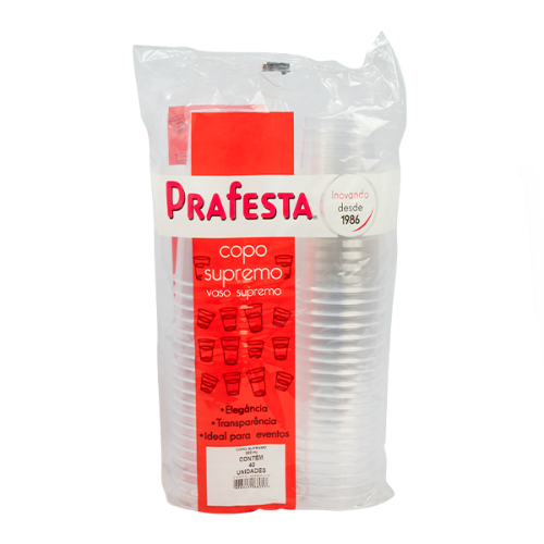 Copo Supremo Prafesta 300ML - Embalagem com 40 UN