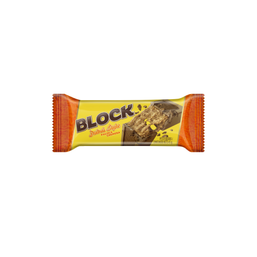 Chocolate Arcor Block Dubai Style Paçoca Cremosa - Embalagem com 45G