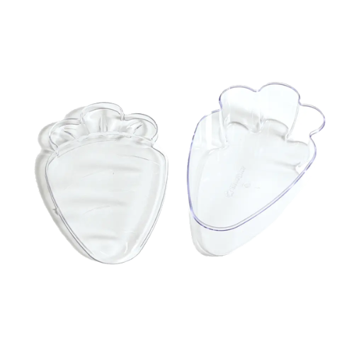 Cake Box Cenoura Transparente com Tampa - Embalagem Para 750ML