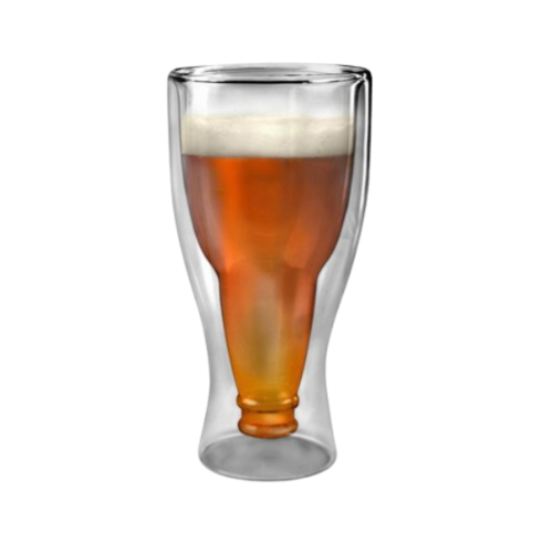 Copo Garrafa Invertida Cristal - Embalagem Para 300ML