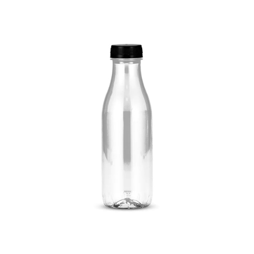 Garrafa Pet Cristal com Tampa - Embalagem Para 500ML
