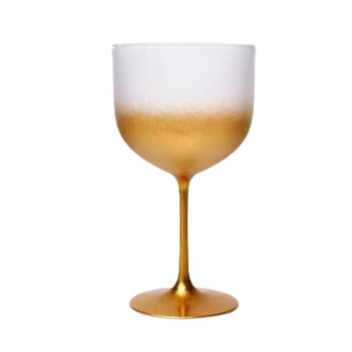 Taça Degradê Jateado Bronze para Gin - Embalagem com 580ML