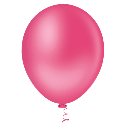 Balão Pic Pic Redondo Liso N° 5 Cor Pink - Embalagem com 50 UN