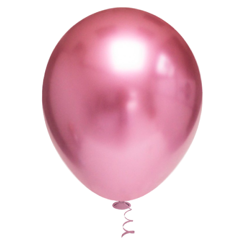 Balão Pic Pic Redondo Platino N° 5 Cor Rosa - Embalagem com 25 UN