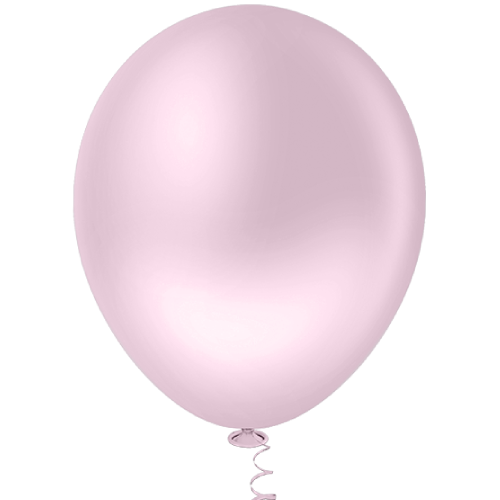 Balão Pic Pic Redondo Liso N°16 Rosa Candy - Embalagem com 12 UN