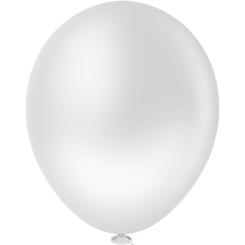 Balão Pic Pic Maxi Ball Liso N°40 Cor Branco - Embalagem com 1 UN