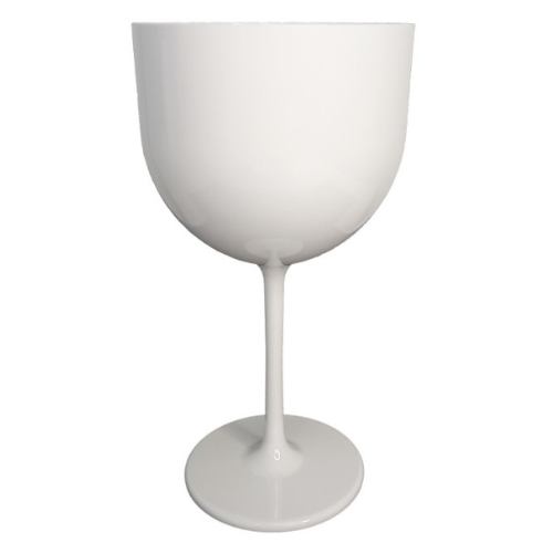 Taça Acrílica de Gin Branca - Embalagem Para 550ML