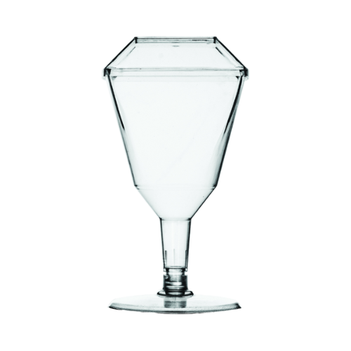 Taça Pit Plastilânia com Tampa Cristal 170ML - Embalagem com 5 UN