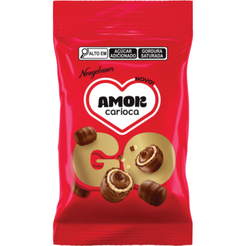 Chocolate Ao Leite Neugebauer Amor Carioca Go - Embalagem com 40G