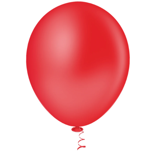 Balão Pic Pic Coração Liso N°16 Cor Vermelho - Embalagem com 12 UN