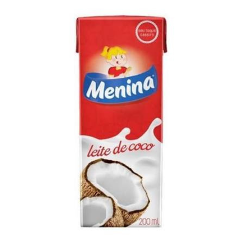 Leite de Coco Menina - Embalagem com 200ML
