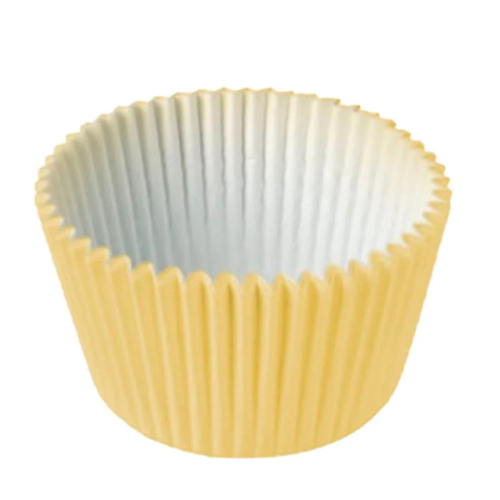 Forminha Para Doces Junco Papel N°5 Cor Amarelo - Embalagem com 100 UN