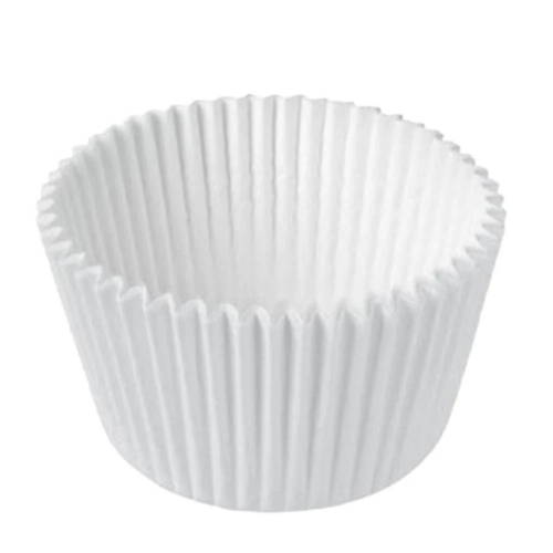 Forminha Para Doces Junco Papel N°5 Cor Branco - Embalagem com 100 UN