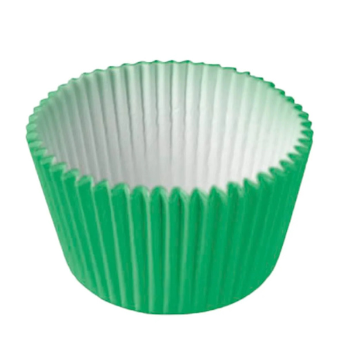 Forminha Para Doces Junco Papel N°5 Cor Verde Bandeira - Embalagem com 100 UN