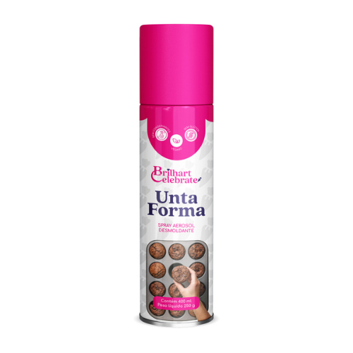 Desmoldante Unta Forma Brilhart Celebrate Spray - Embalagem com 400ML