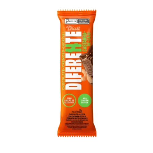 Chocolate Diatt Diferente com Castanha de Caju - Embalagem com 25G