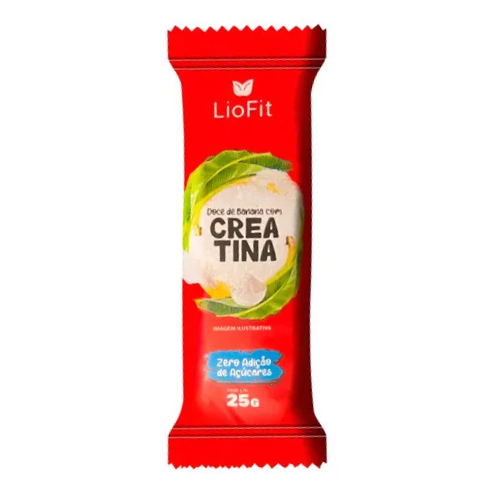 Doce de Banana LioFit com Creatina - Embalagem com 25G