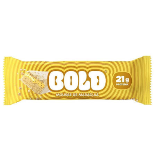 Barra Bold Crunch Mousse de Maracujá - Embalagem com 60G