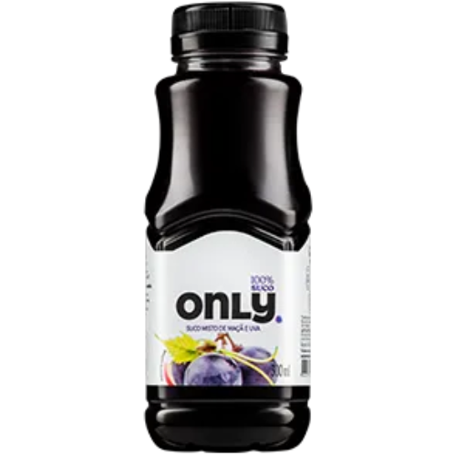 Suco Only Sabor Uva e Maçã - Garrafa com 300ML