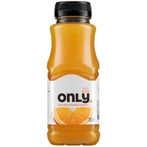 Suco Only Sabor Laranja e Maçã - Garrafa com 300ML