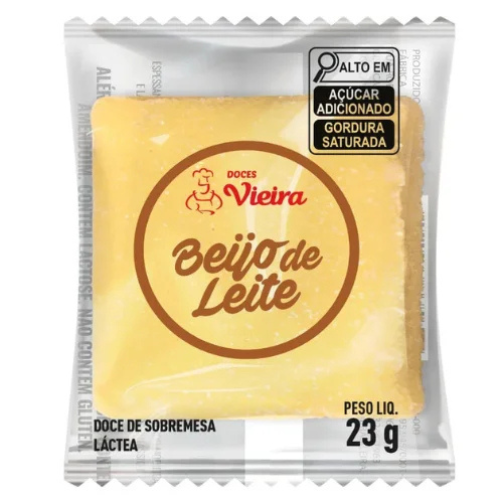 Beijo de Leite Doces Vieira - Embalagem com 23G