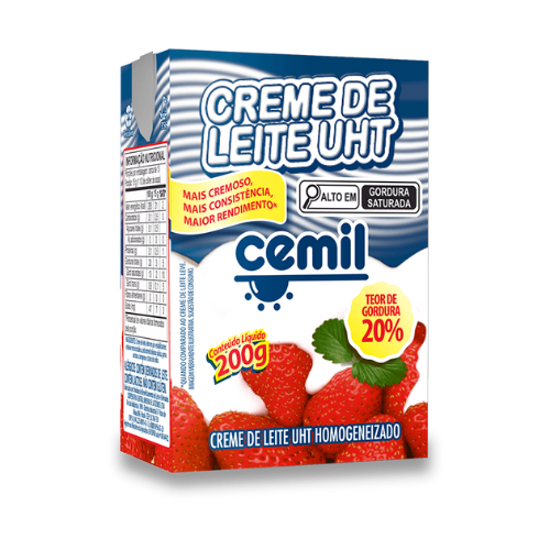 Creme de Leite Cemil - Embalagem com 200G