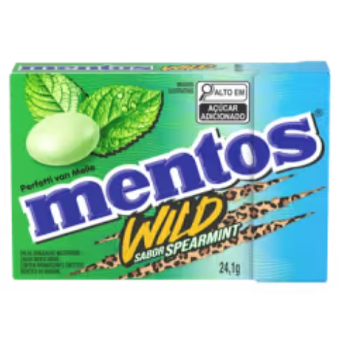 Bala Mentos Slimbox Sabor Hortelã - Embalagem com 24,1G