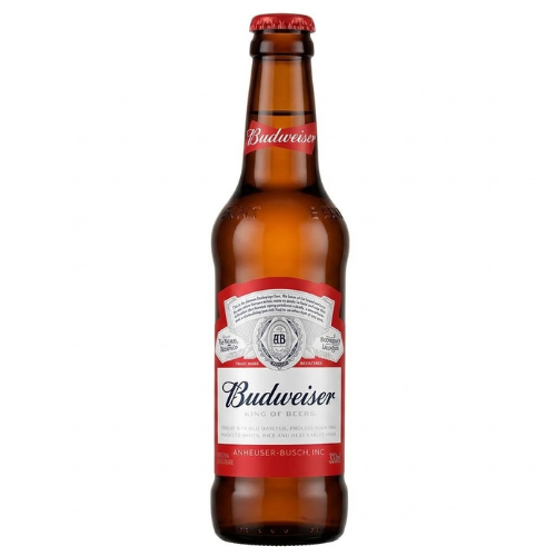 Cerveja Budwiser Long Neck - Embalagem com 330ML